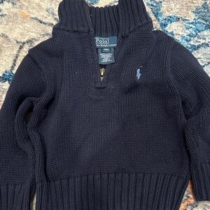 Polo by Ralph Lauren Kids Dark Blue Knit Sweater